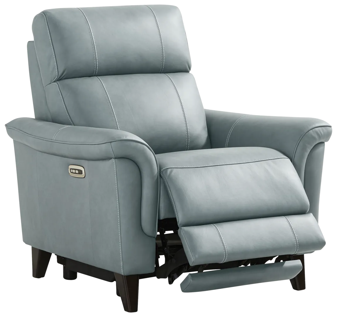 blonde dual power recliner