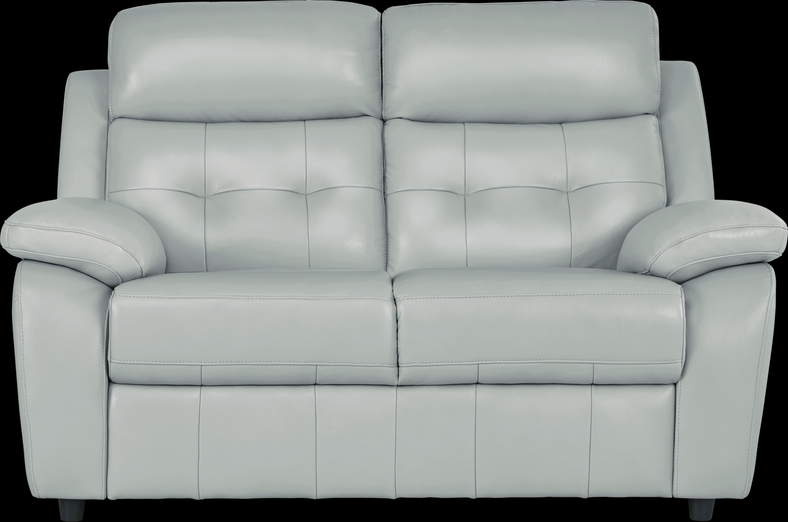 Antonin Aqua Leather 5 Pc Living Room with Reclining Sofa - Thumbnail - Image 6