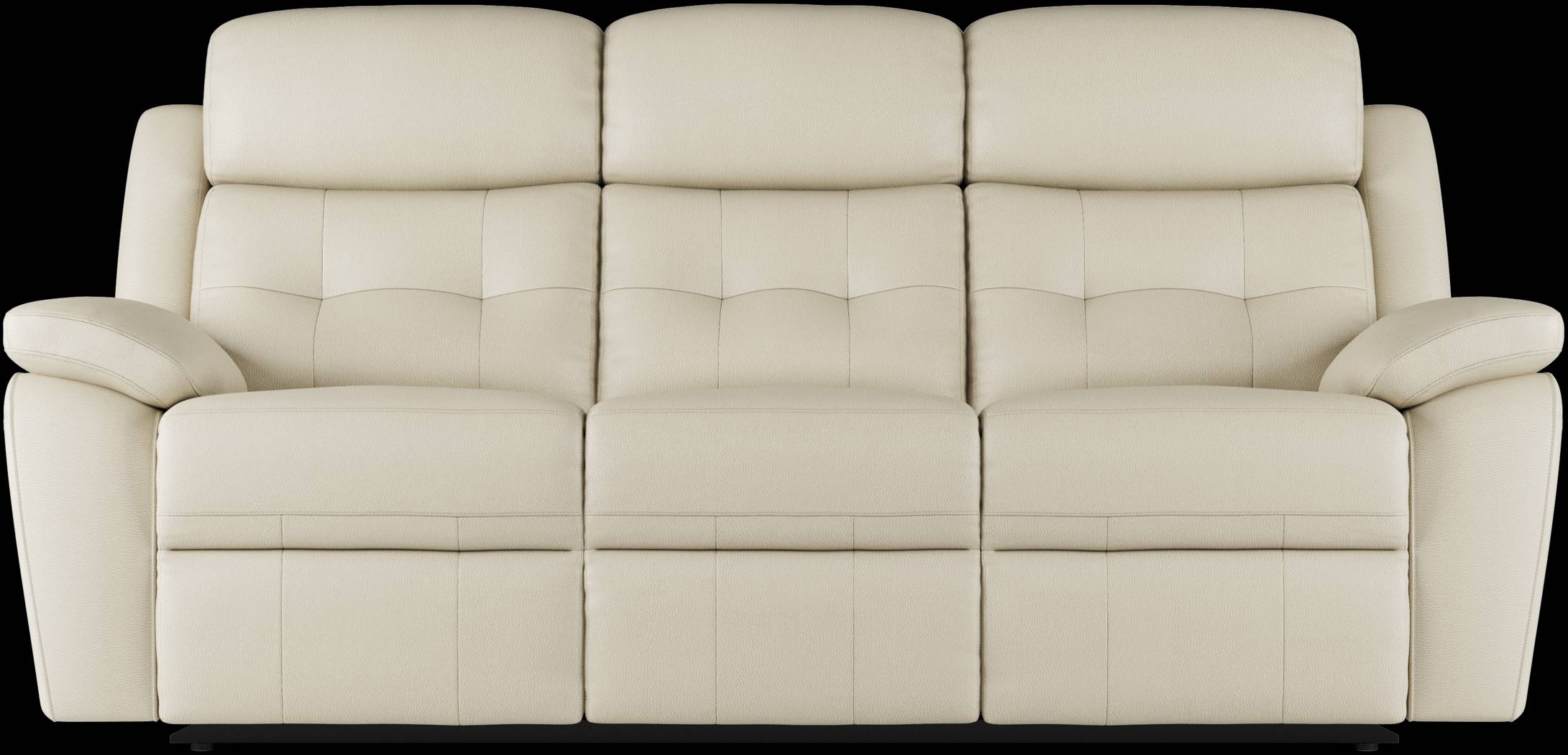 Antonin Beige Leather Power Reclining Sofa - Thumbnail - Image 4