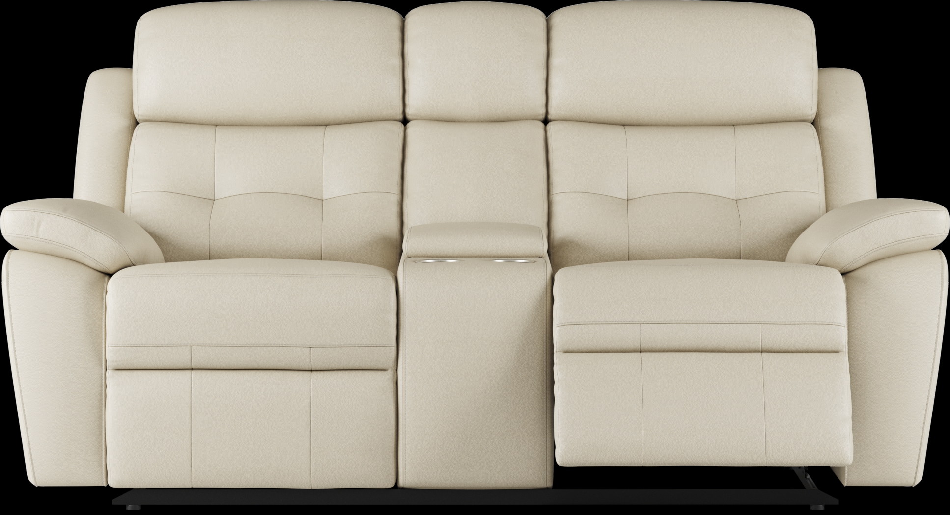 Antonin Beige Leather 2 Pc Reclining Living Room - Thumbnail - Image 6