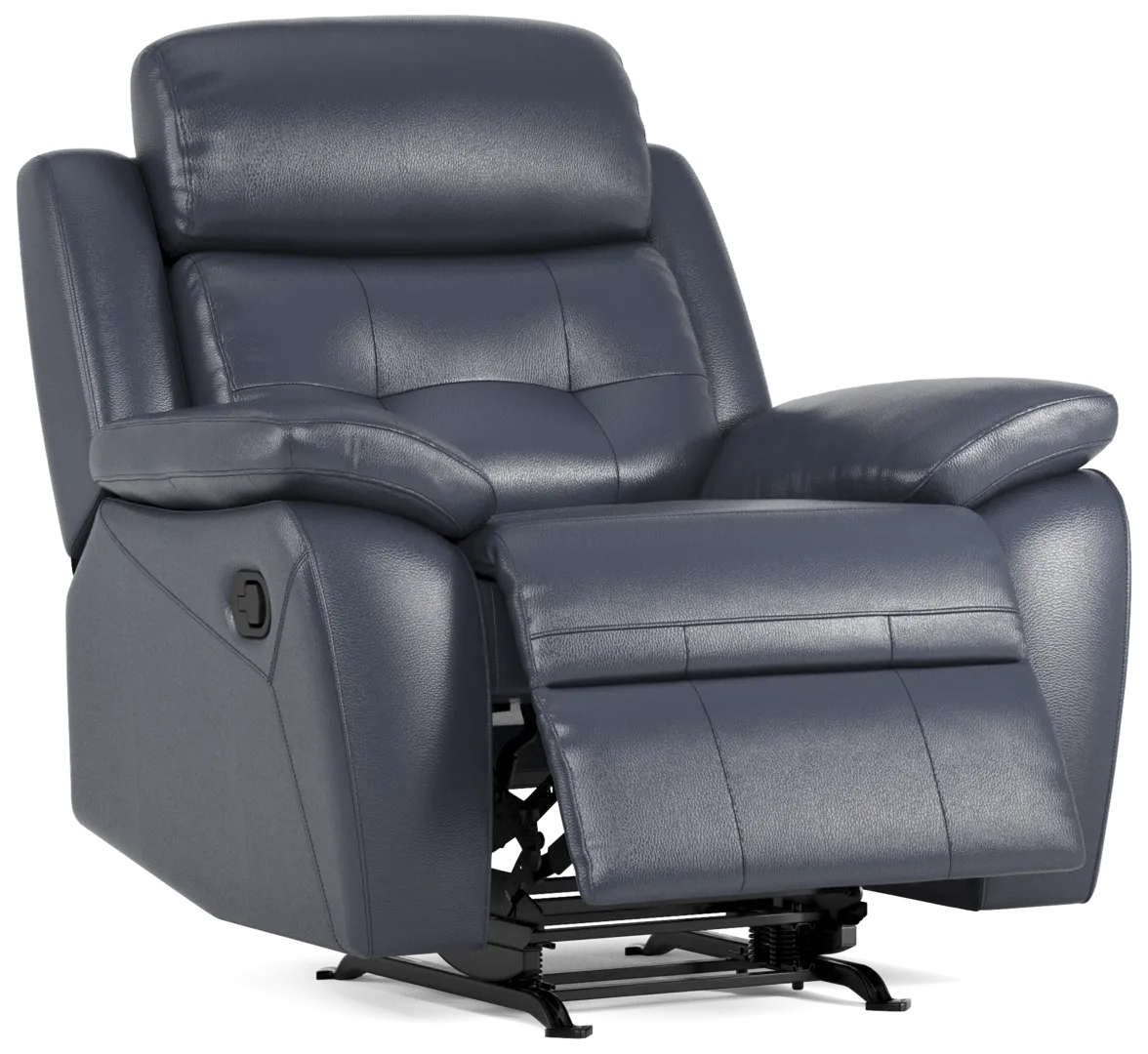blue rocker recliner