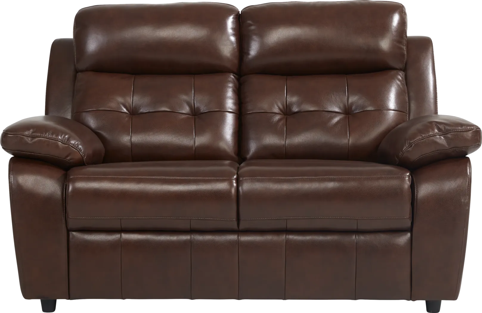 Antonin Brown Leather 2 Pc Living Room with Reclining Sofa - Thumbnail - Image 4