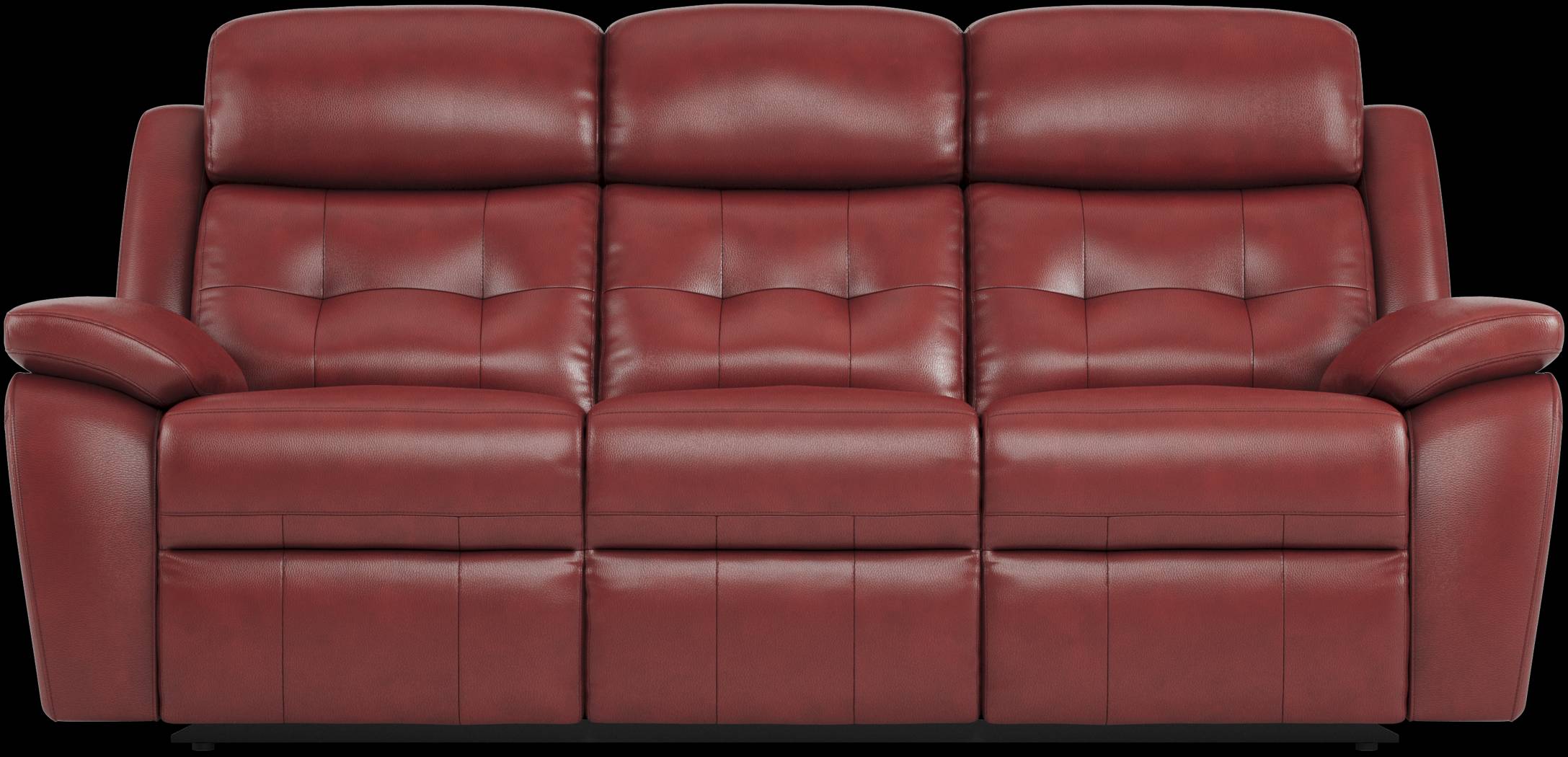 Antonin Red Leather Power Reclining Sofa - Thumbnail - Image 2