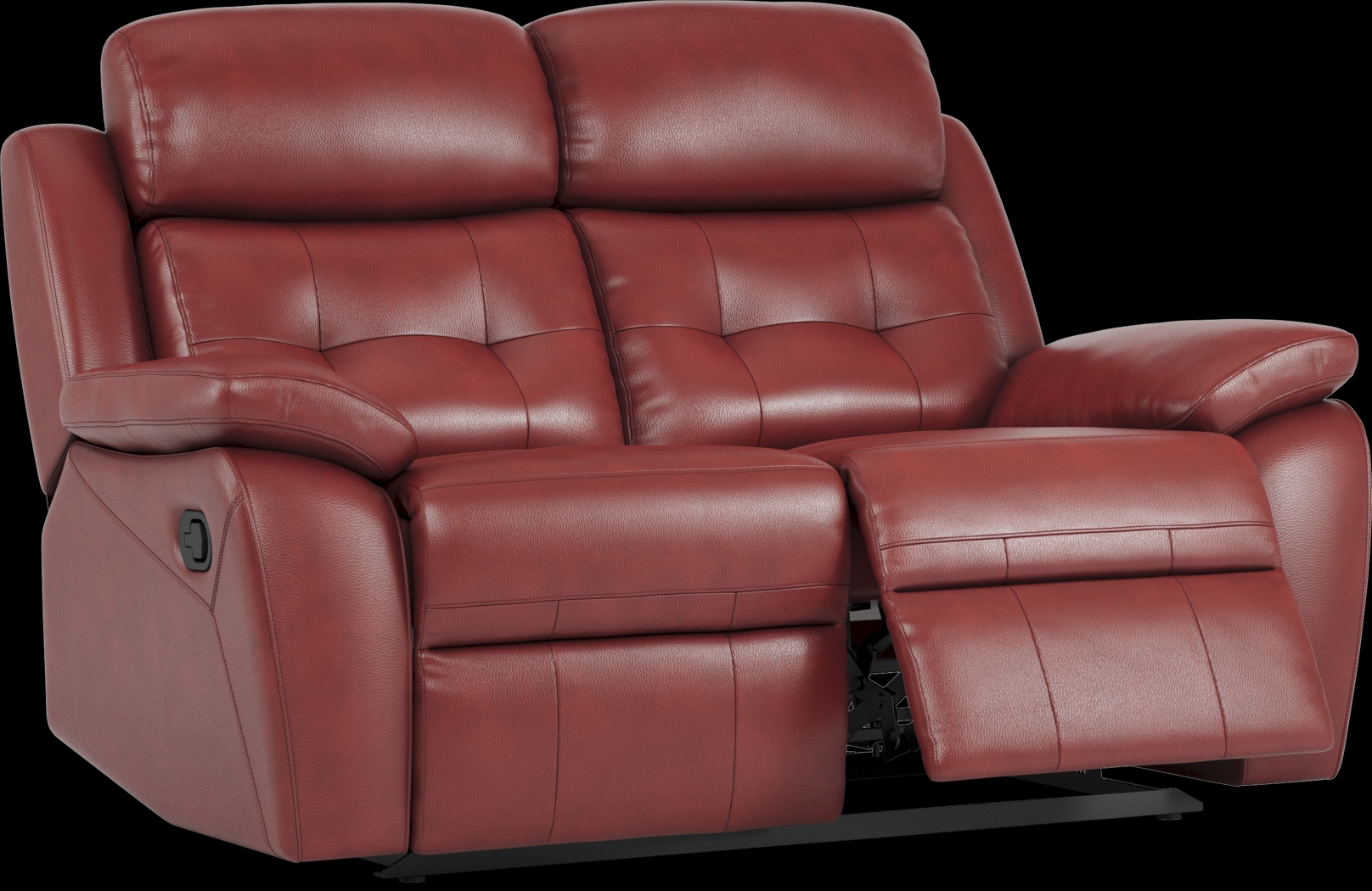 Antonin Red Leather 5 Pc Reclining Living Room - Thumbnail - Image 6
