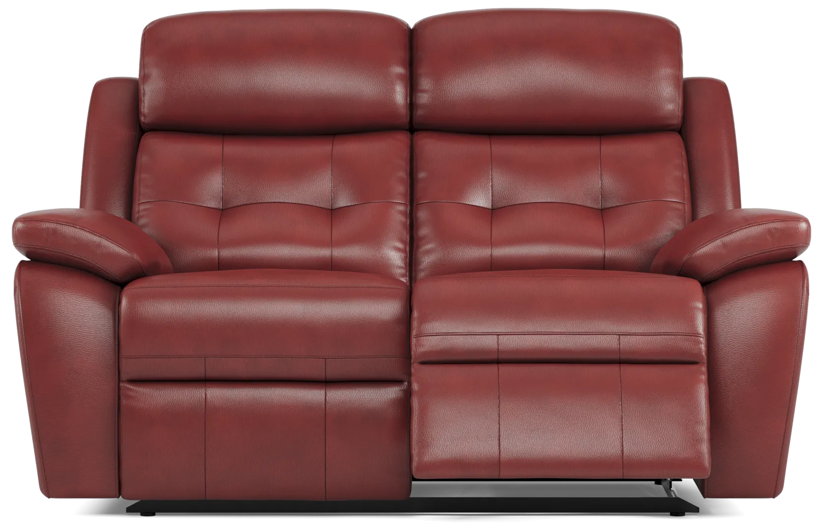 red reclining loveseat