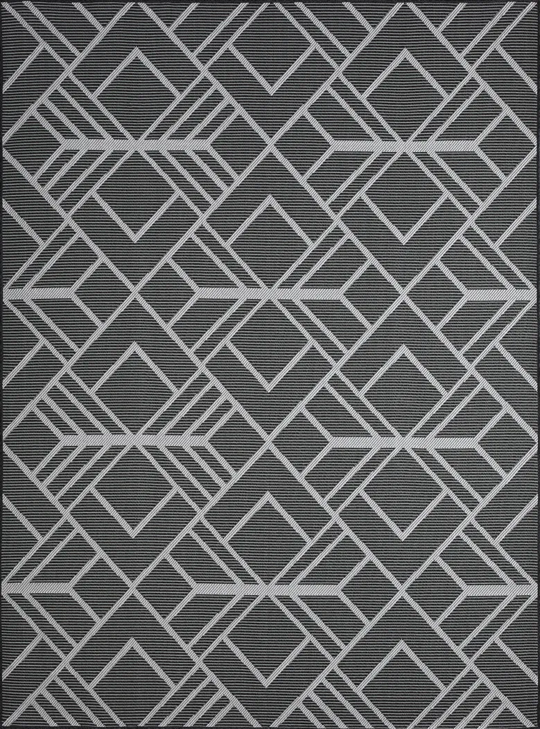 Antoun Charcoal 5'3 x 7'3 Indoor/Outdoor Rug - Thumbnail - Image 13