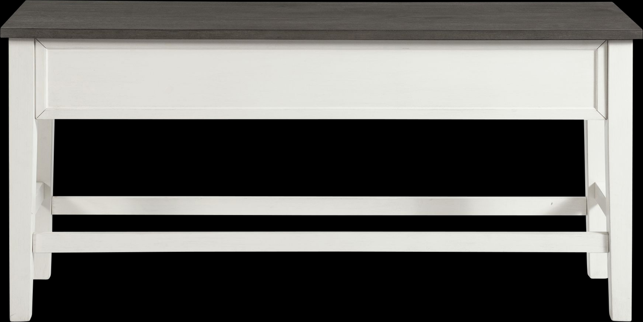 Anubis White Storage Counter Height Dining Bench - Thumbnail - Image 3