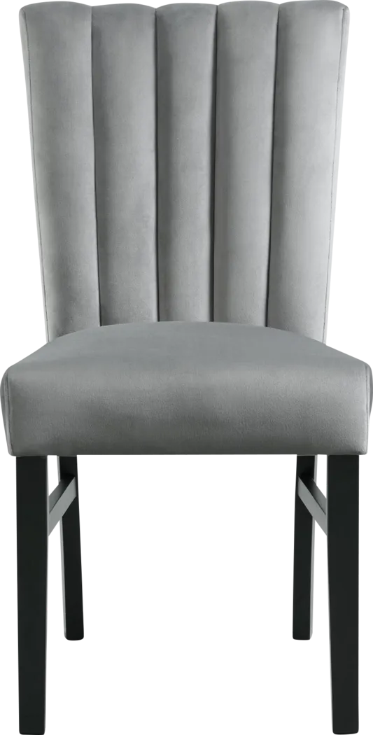 Anucis Gray Side Chair, Set of 2 - Thumbnail - Image 11