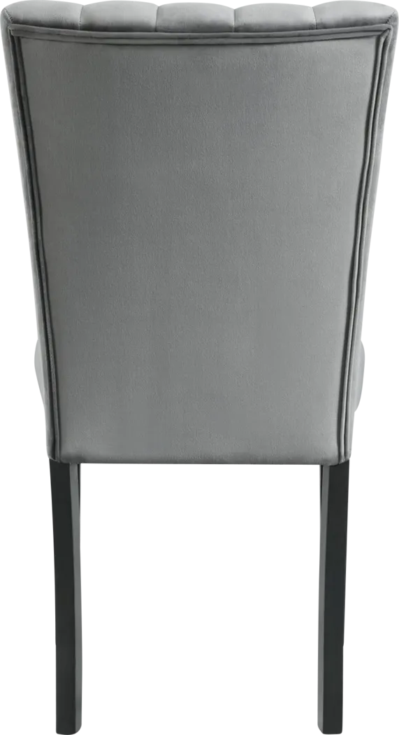 Anucis Gray Side Chair, Set of 2 - Thumbnail - Image 10