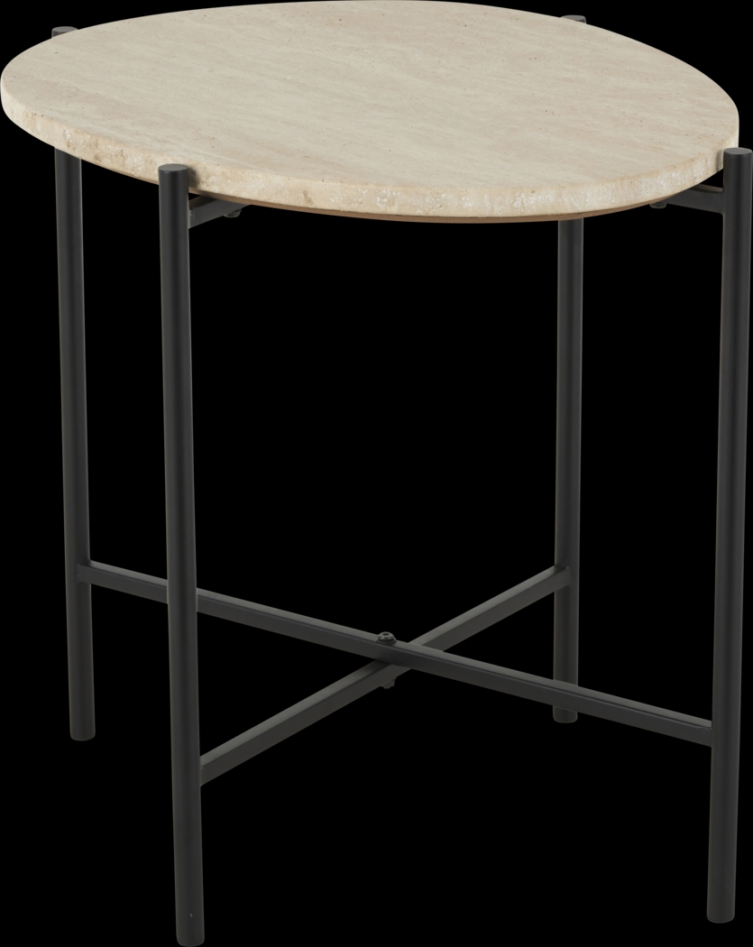 Anulo Beige Accent Table - Thumbnail - Image 8