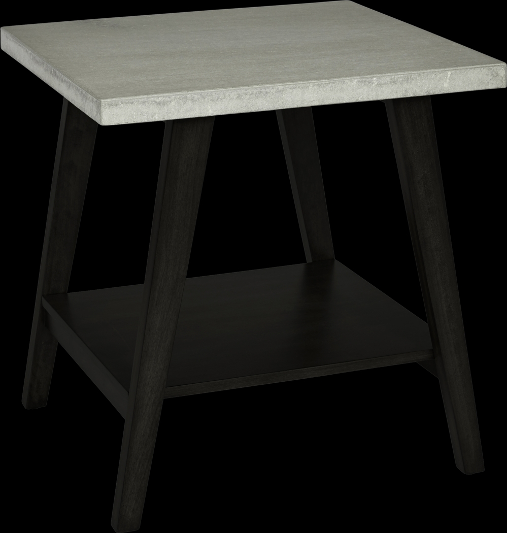 Anunsen II Black End Table - Thumbnail - Image 1