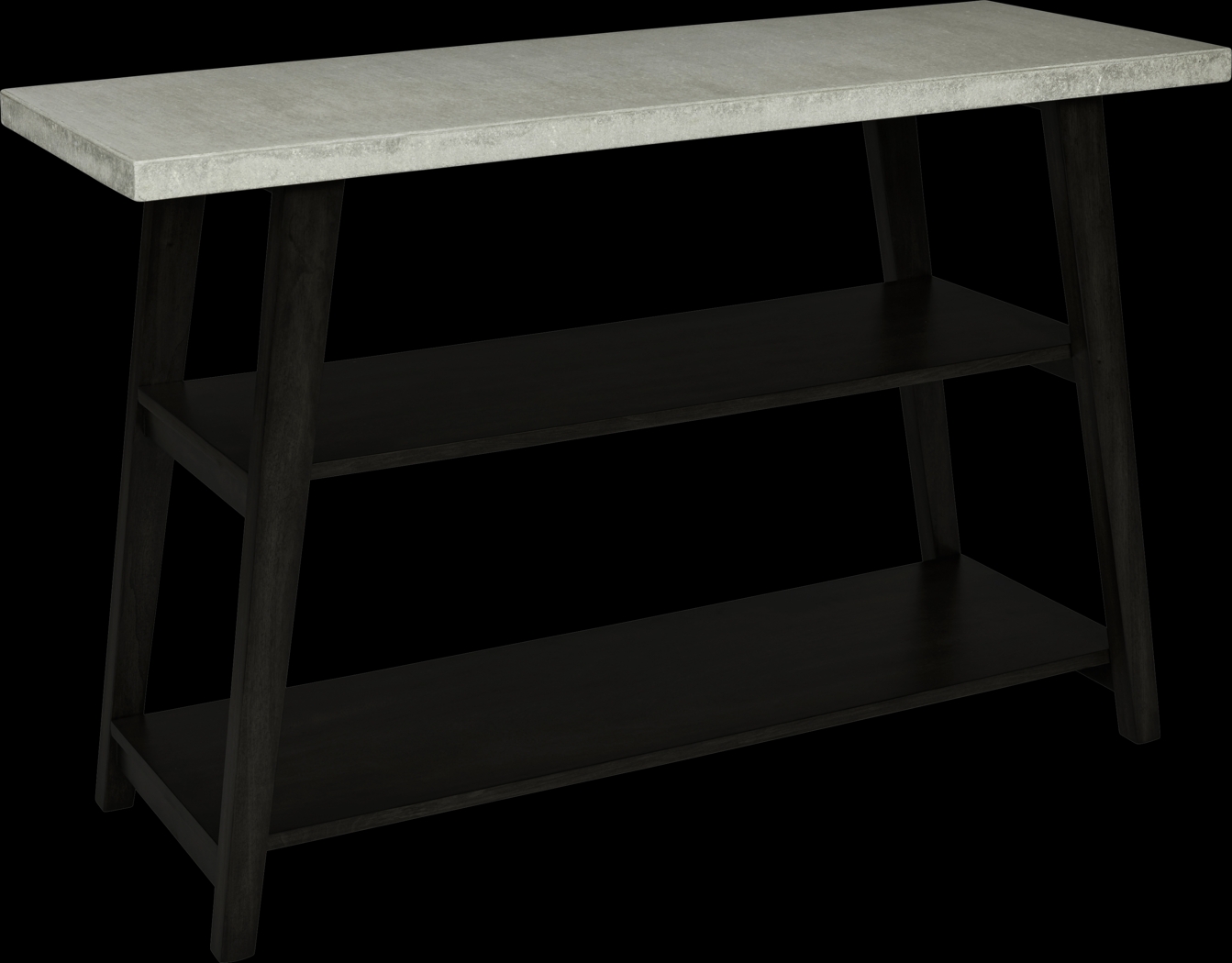 Anunsen II Black Sofa Table - Thumbnail - Image 1