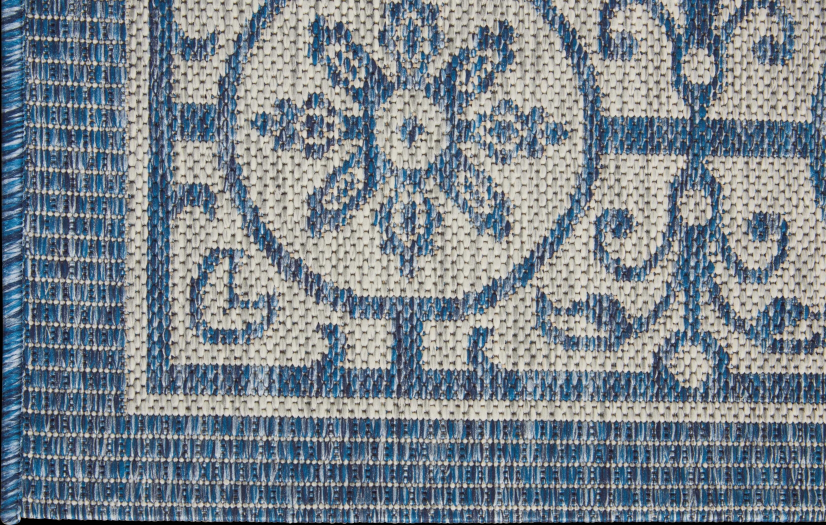 Anvita Blue 5' x 7' Indoor/Outdoor Rug - Thumbnail - Image 3