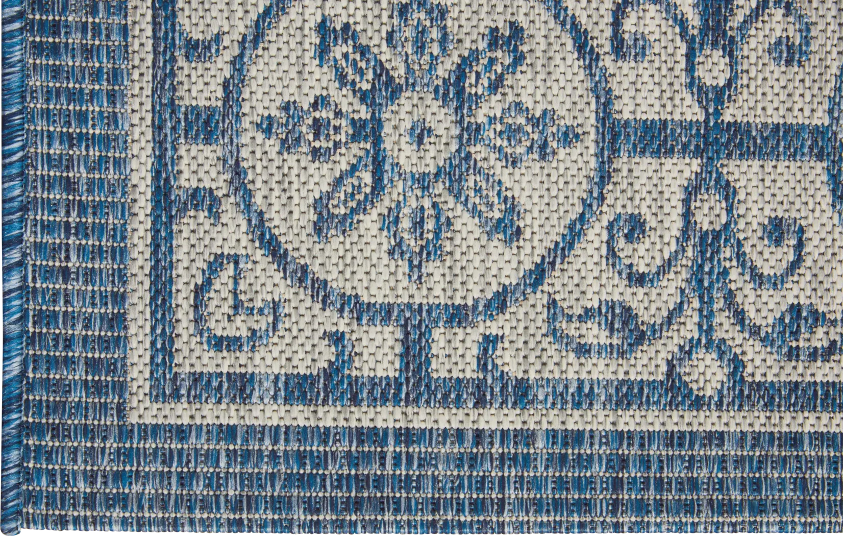 Anvita Blue 8' x 11' Indoor/Outdoor Rug - Thumbnail - Image 3
