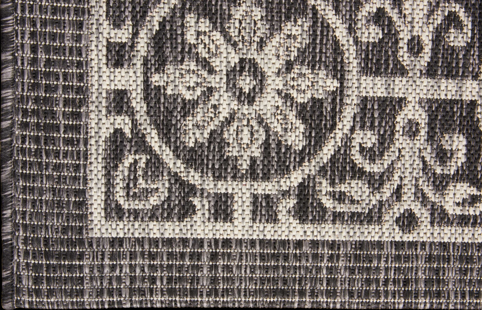 Anvita Charcoal 5' x 7'  Indoor/Outdoor Rug - Thumbnail - Image 4