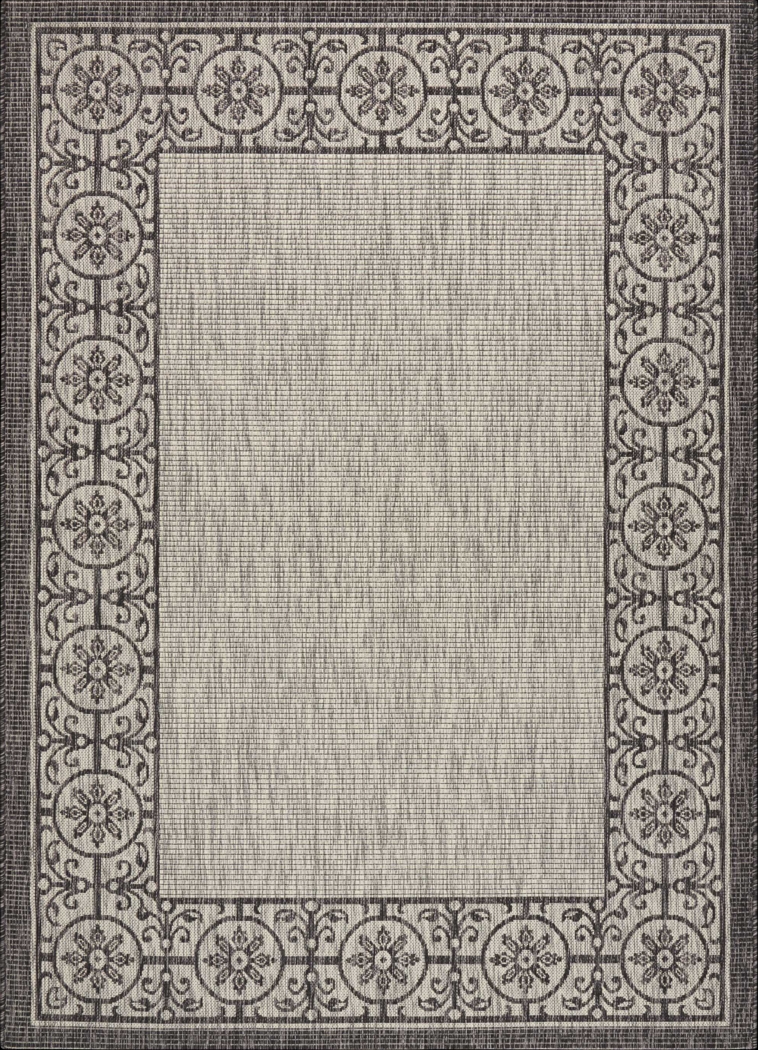 Anvita Ivory 5' x 7' Indoor/Outdoor Rug - Thumbnail - Image 1