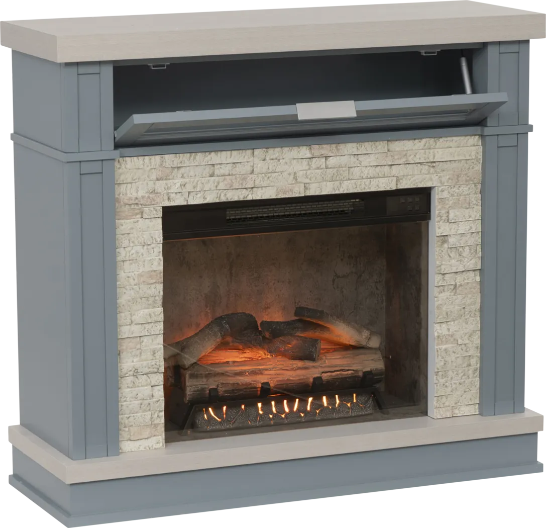 Apeci Blue 40 in. Console with Electric Fireplace - Thumbnail - Image 12