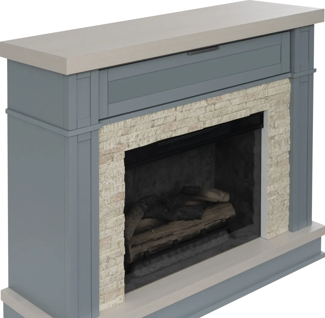 Apeci Blue 40 in. Console with Electric Fireplace - Thumbnail - Image 8