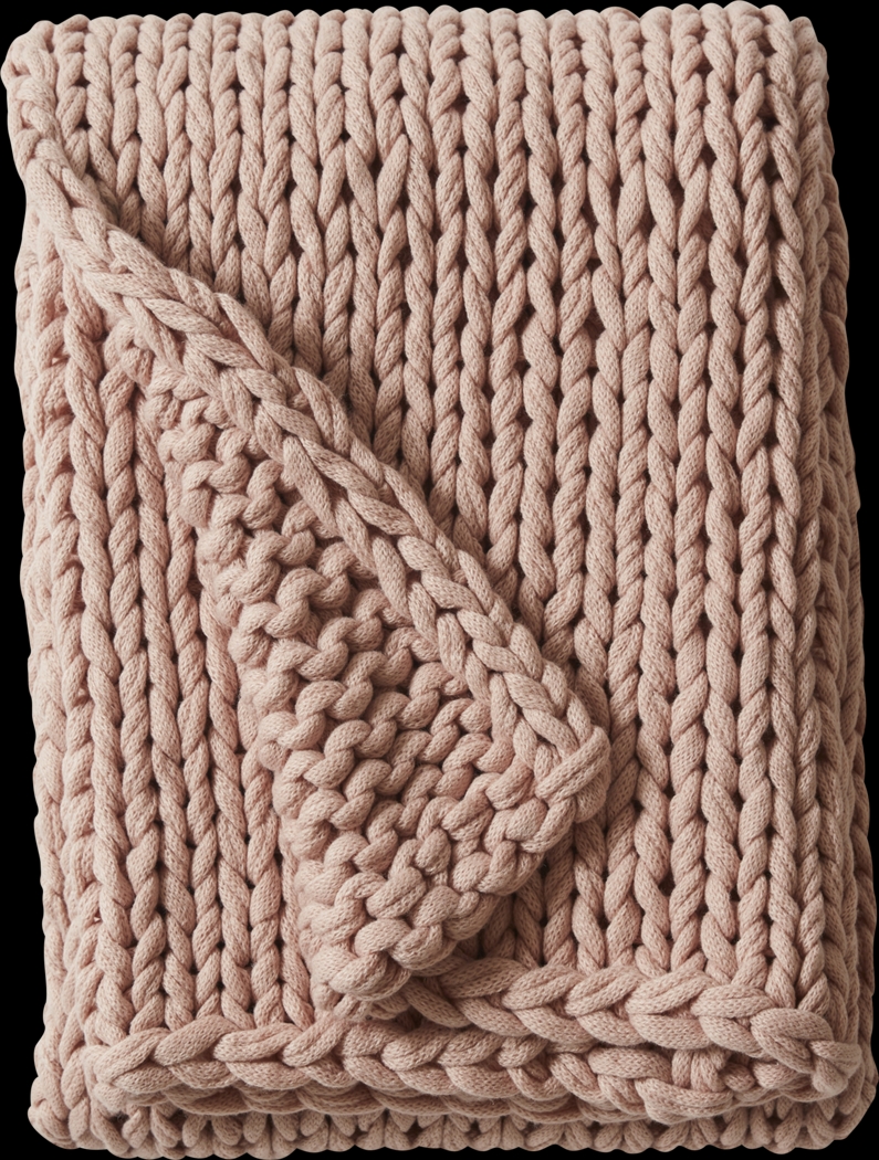 Apenzell Blush Throw Blanket - Thumbnail - Image 7