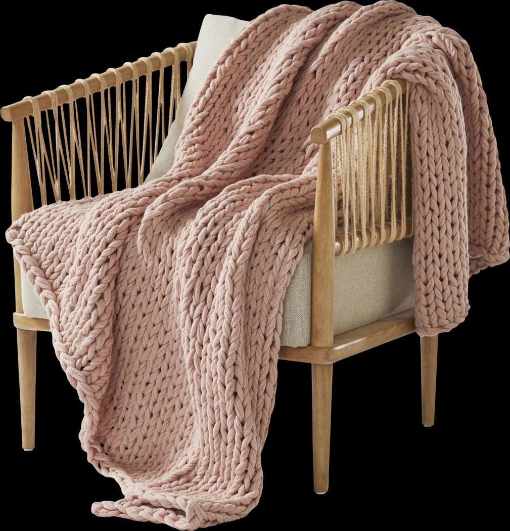 Apenzell Blush Throw Blanket - Thumbnail - Image 8