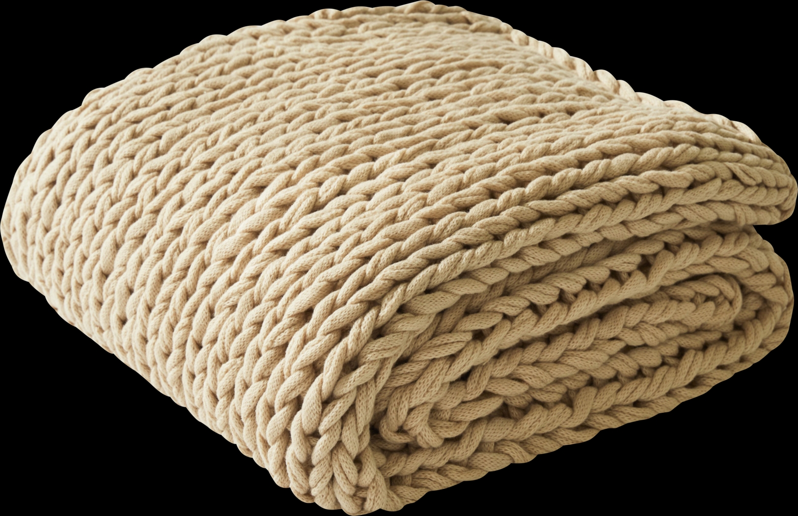 Apenzell Tan Throw Blanket - Thumbnail - Image 8