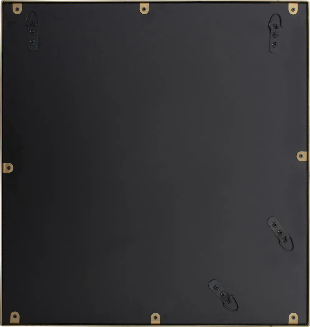 Apepi Gold Square Wall Mirror - Thumbnail - Image 4