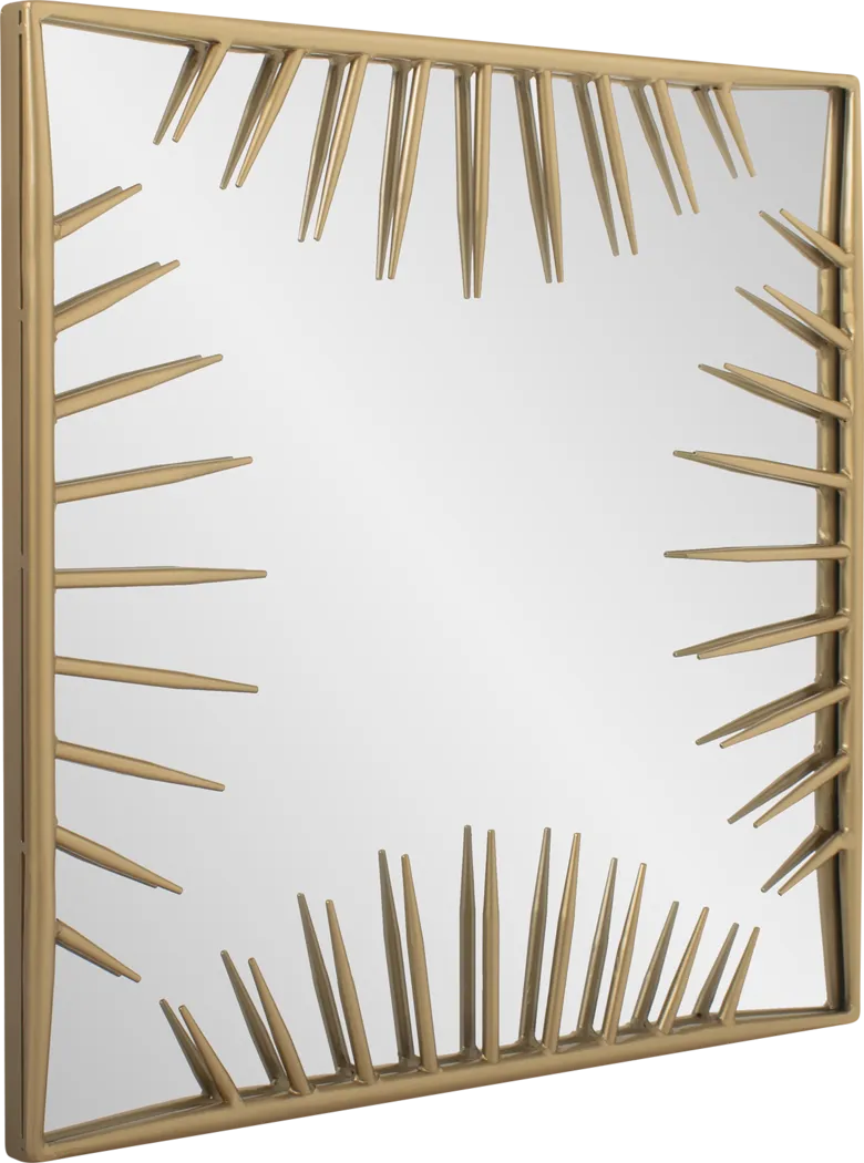 Apepi Gold Square Wall Mirror - Thumbnail - Image 8