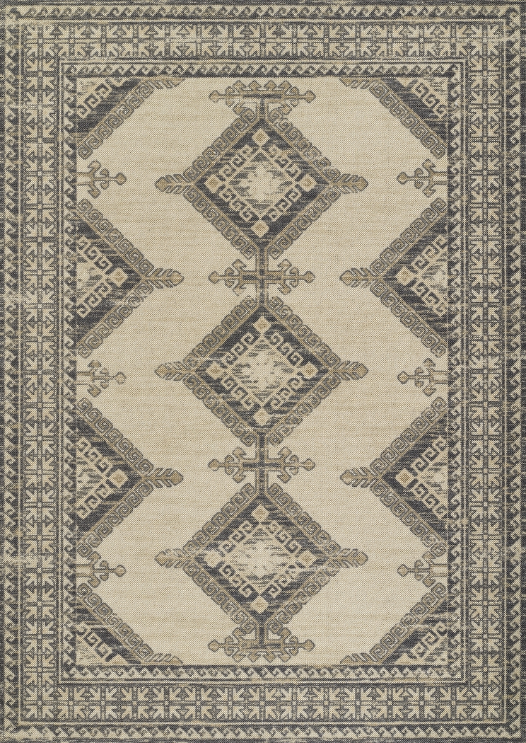 Apexi Black 5'3 x 7'6 Rug - Thumbnail - Image 1