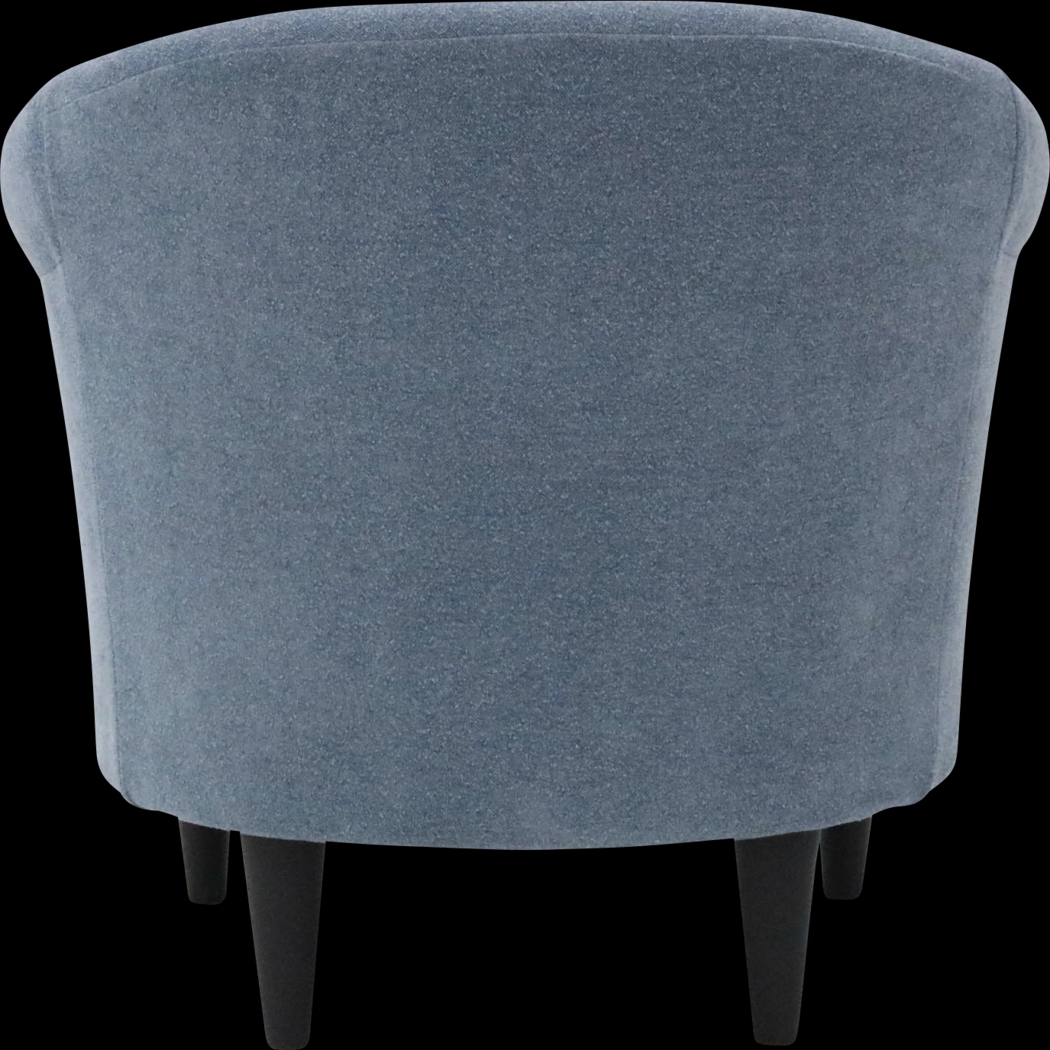 Apezi Blue Accent Chair - Thumbnail - Image 2