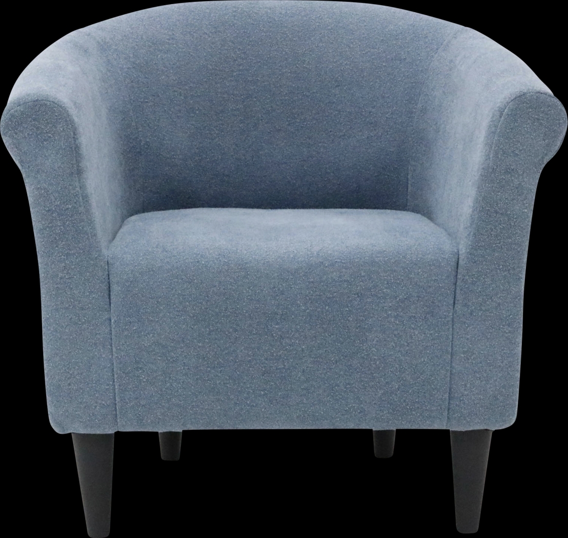Apezi Blue Accent Chair - Thumbnail - Image 1