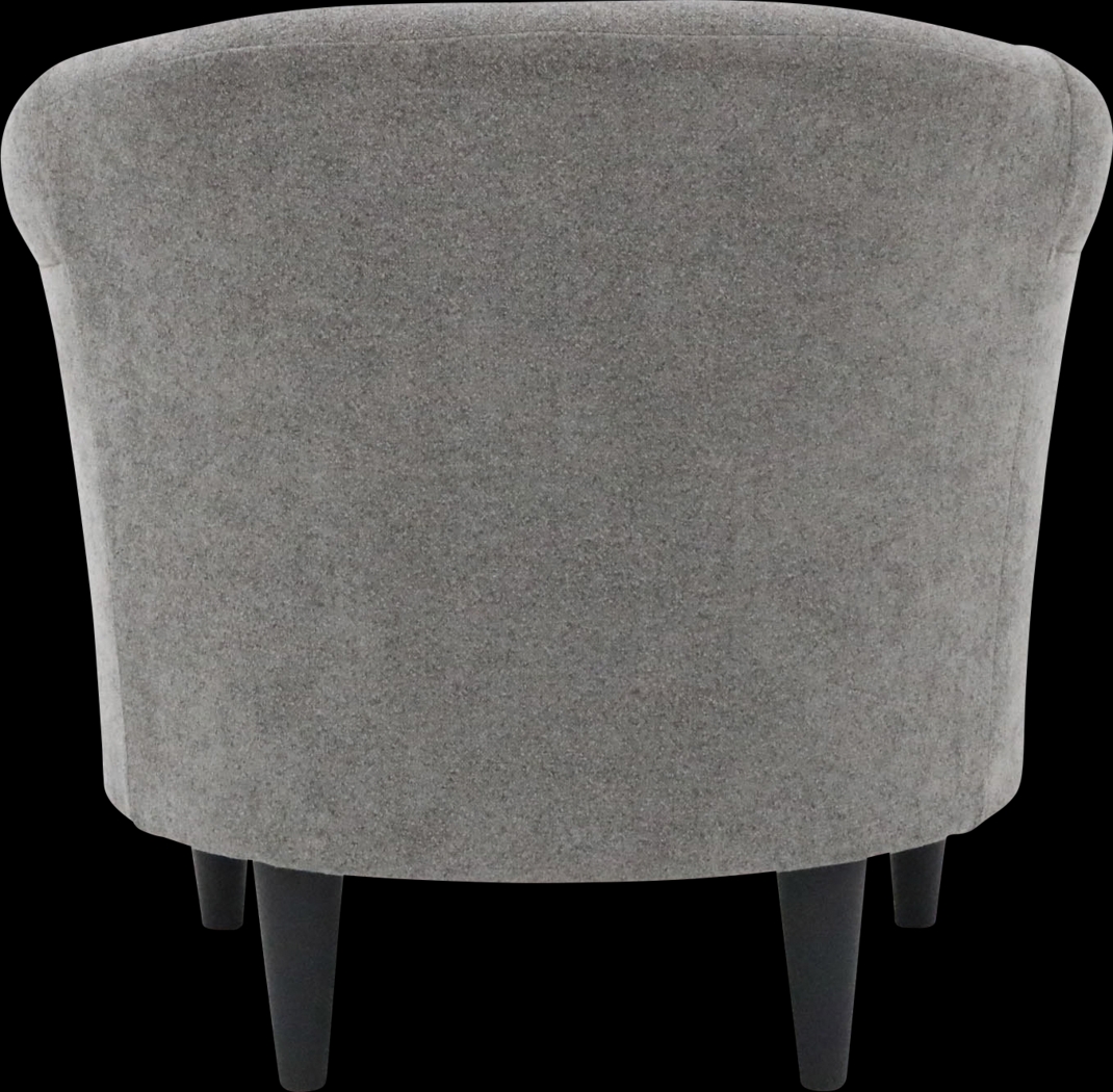 Apezi Gray Accent Chair - Thumbnail - Image 2