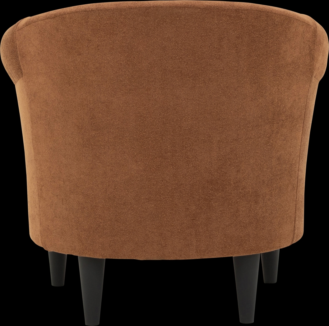 Apezi Orange Accent Chair - Thumbnail - Image 2