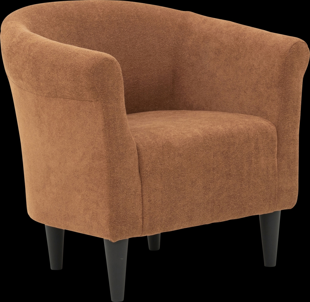 Apezi Orange Accent Chair - Thumbnail - Image 3