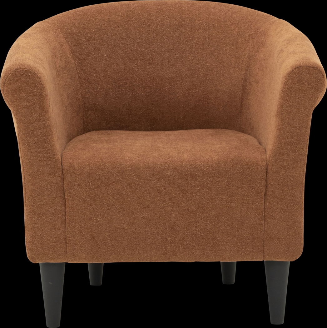 Apezi Orange Accent Chair - Thumbnail - Image 1