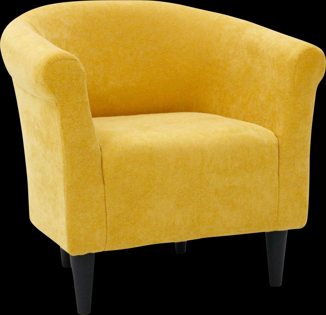 Apezi Yellow Accent Chair - Thumbnail - Image 2