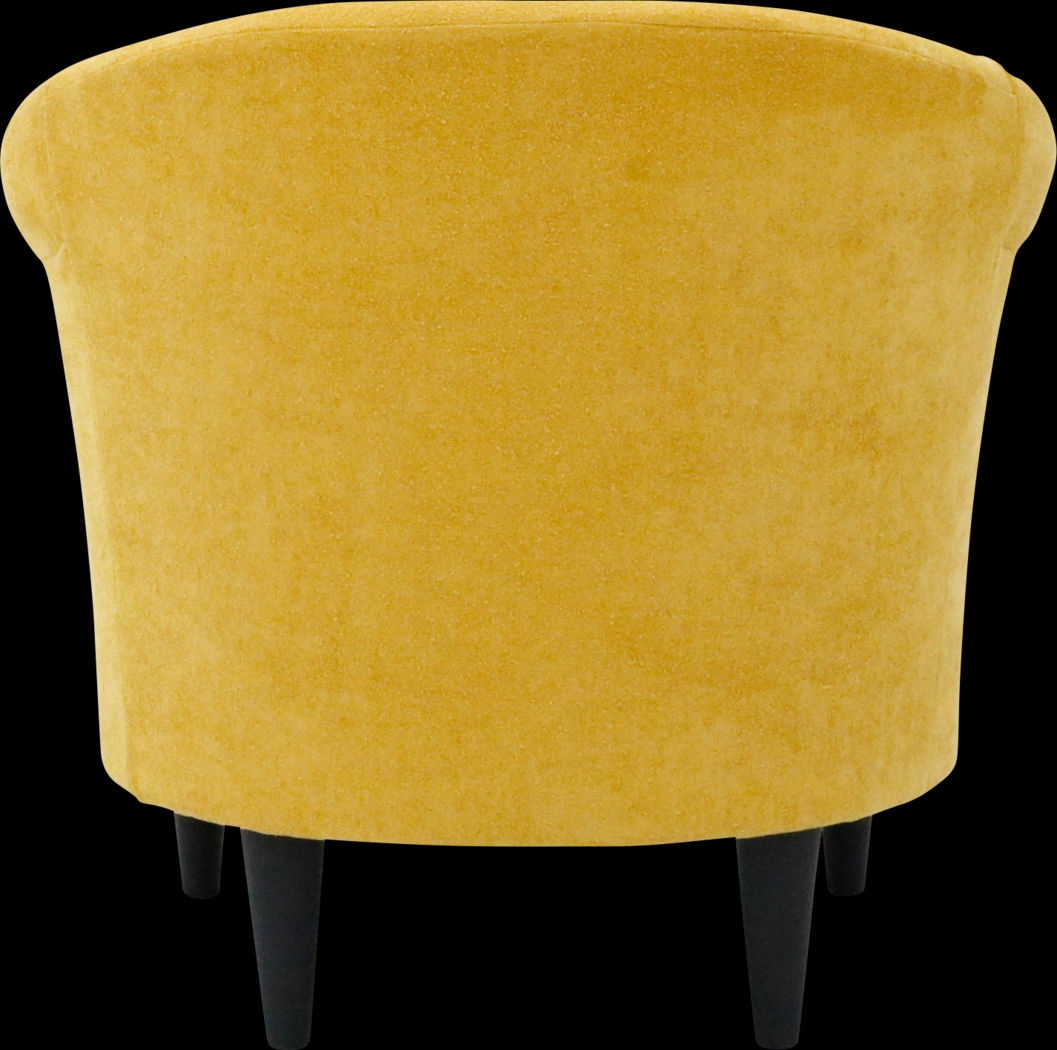 Apezi Yellow Accent Chair - Thumbnail - Image 3