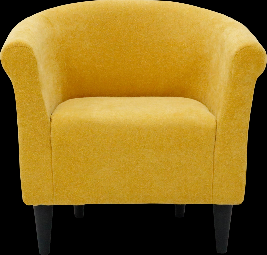 Apezi Yellow Accent Chair - Thumbnail - Image 1