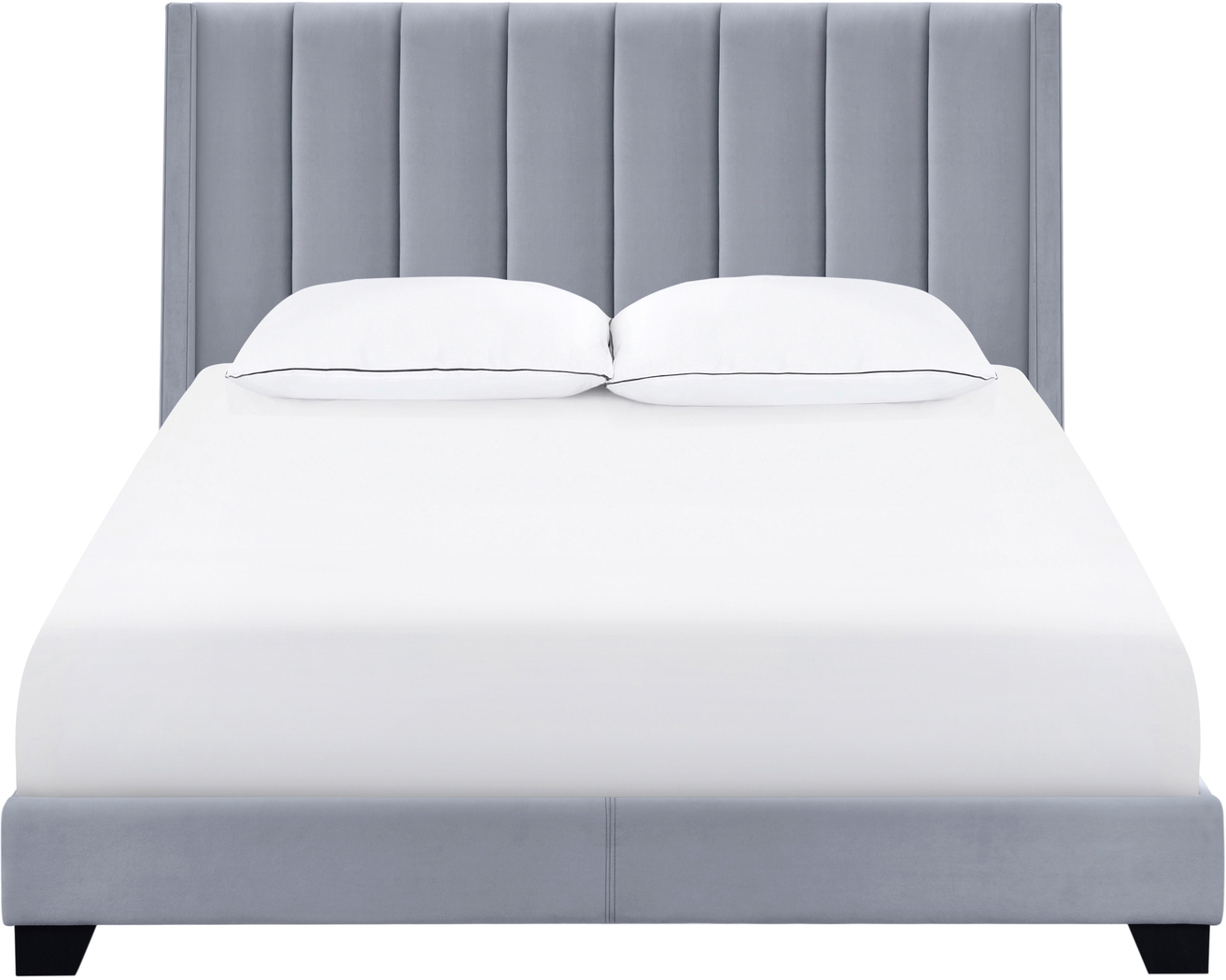 Aphelia Gray Queen Bed - Thumbnail - Image 2