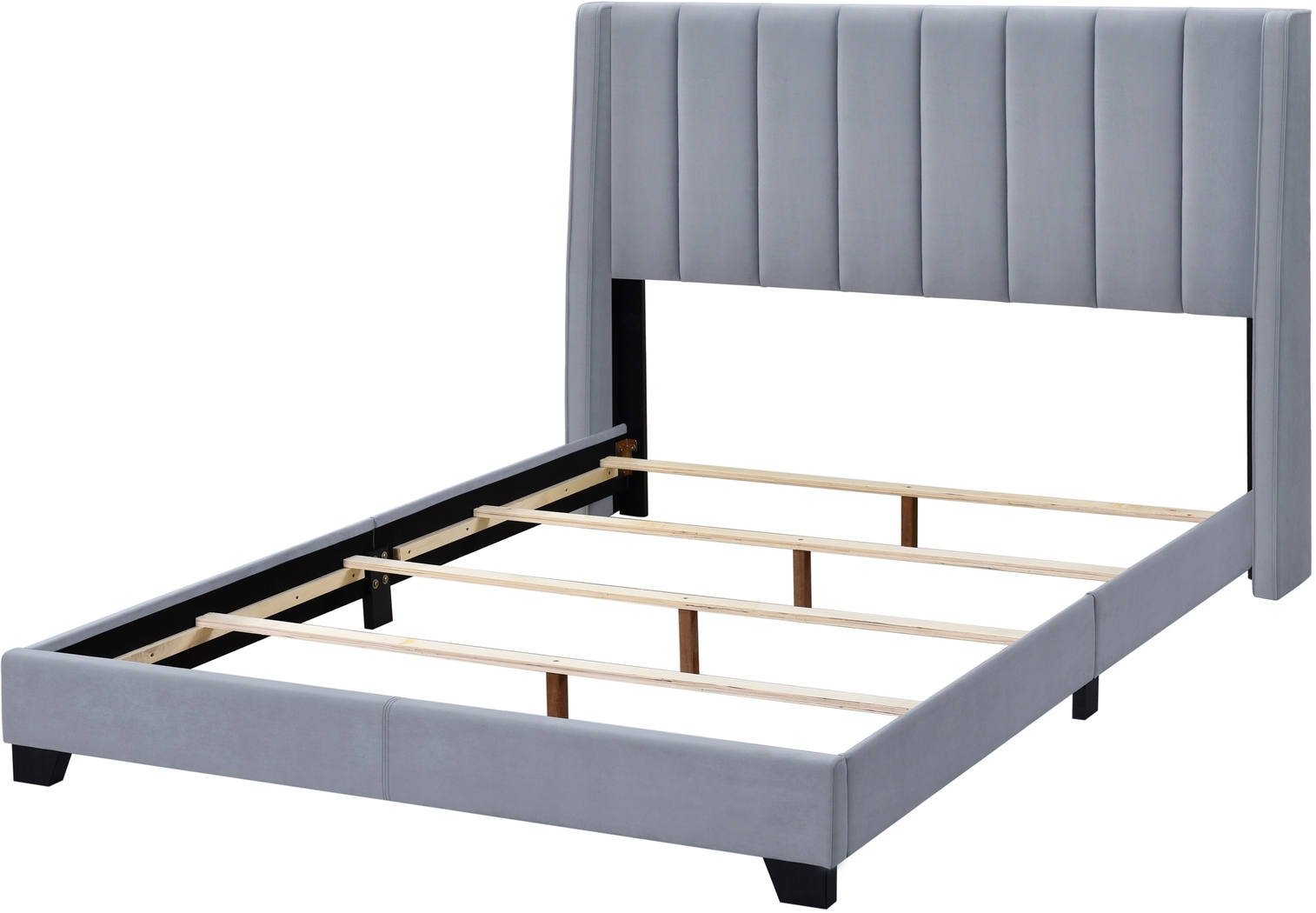 Aphelia Gray Queen Bed - Thumbnail - Image 3