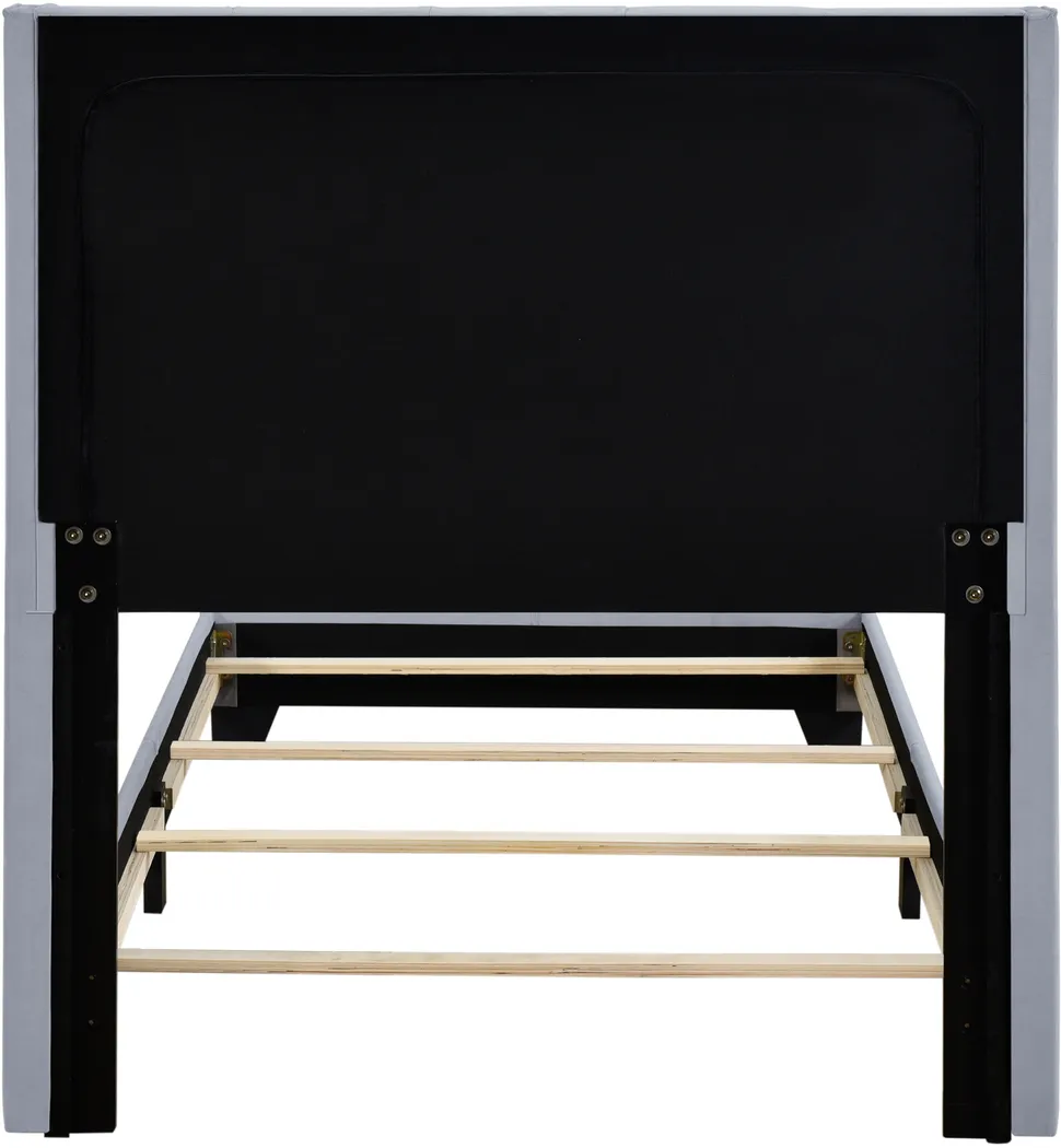 Aphelia Gray Twin Bed - Thumbnail - Image 4