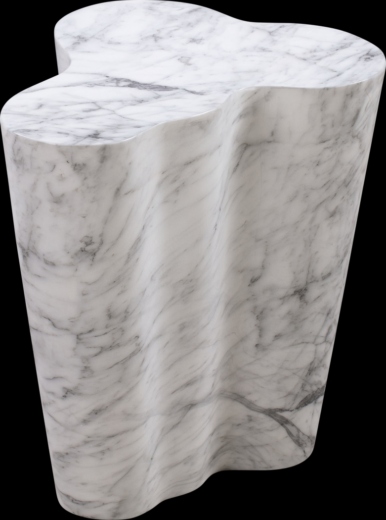 Aphina White Large Accent Table - Thumbnail - Image 1