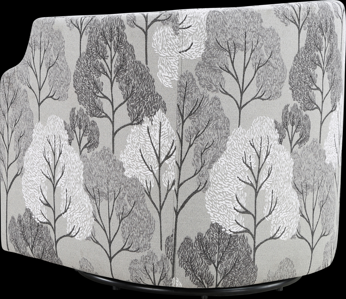 Apisai Gray Swivel Accent Chair - Thumbnail - Image 11