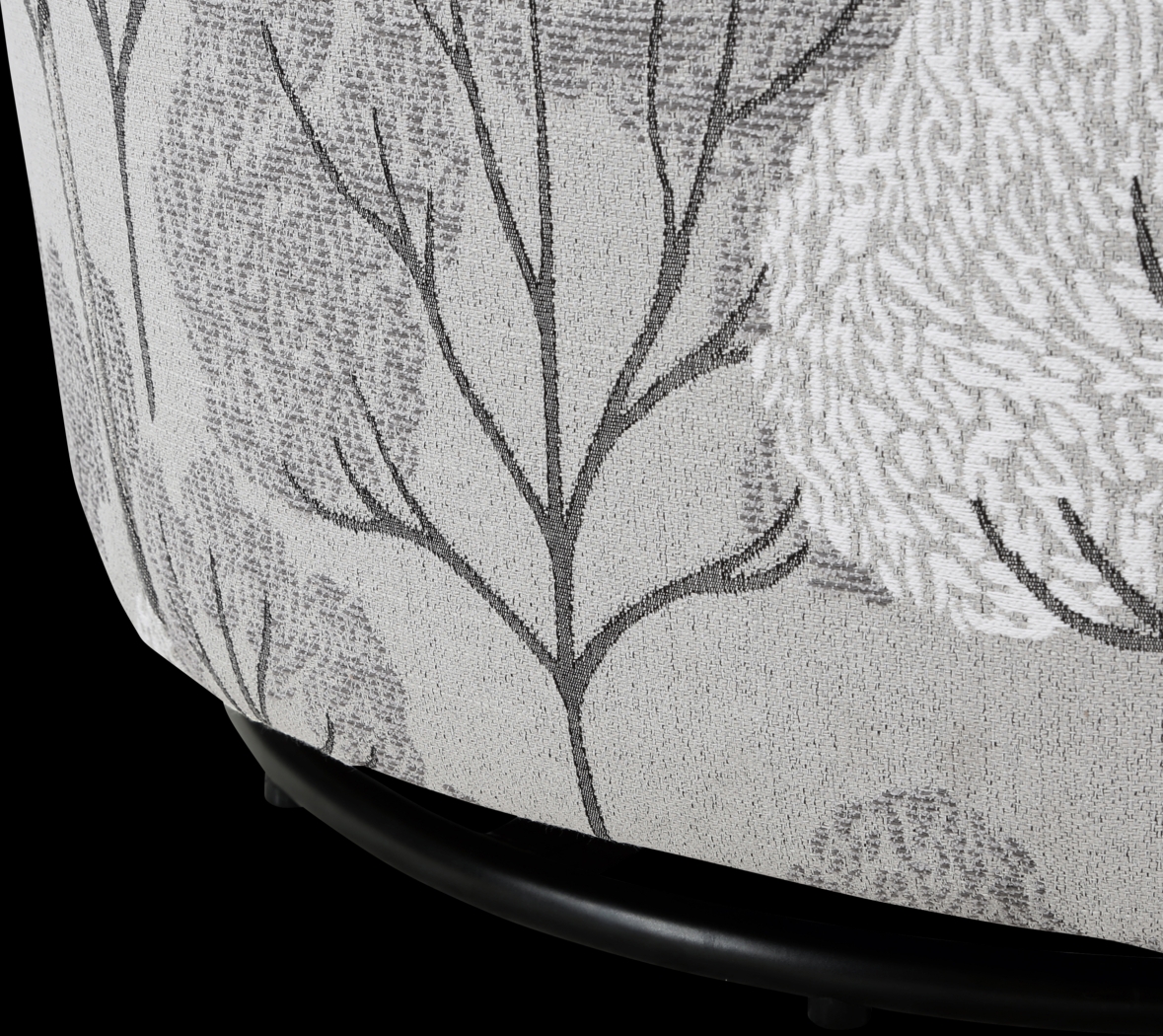 Apisai Gray Swivel Accent Chair - Thumbnail - Image 16