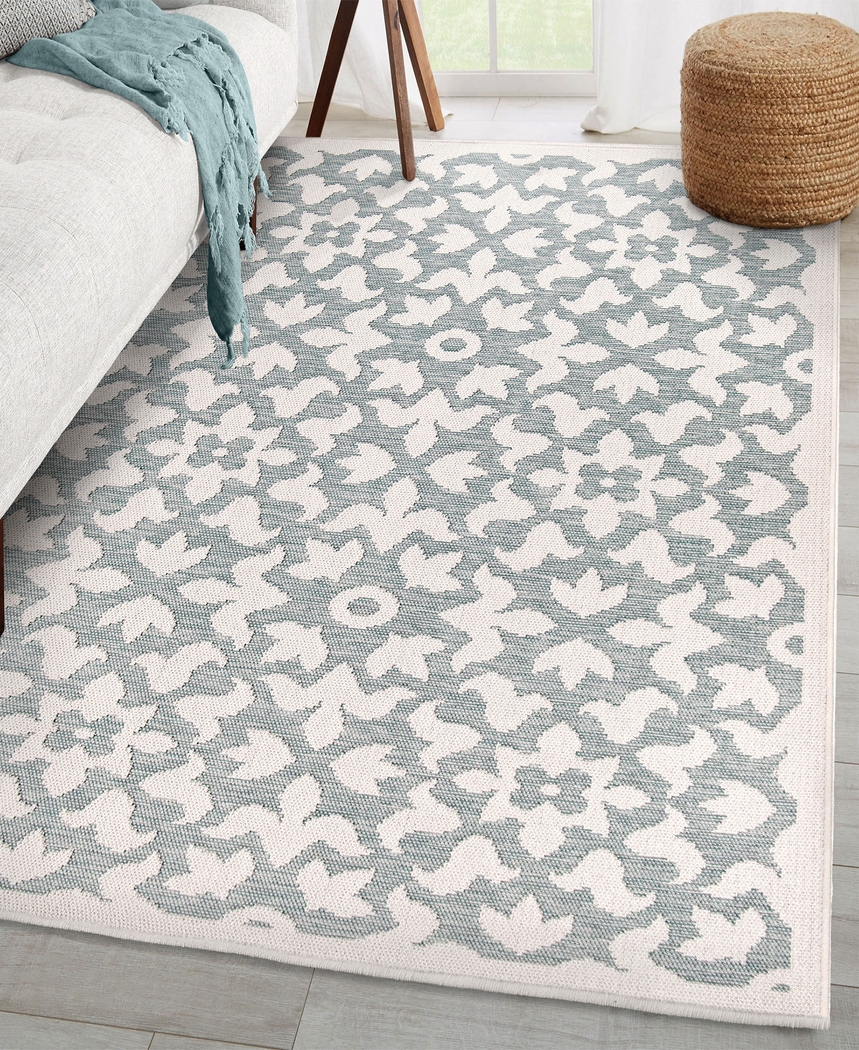 Apison Blue 7'10 x 10'10 Rug - Thumbnail - Image 8