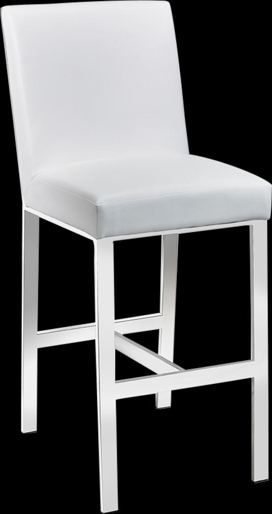 Apleby White Counter Stool - Thumbnail - Image 1