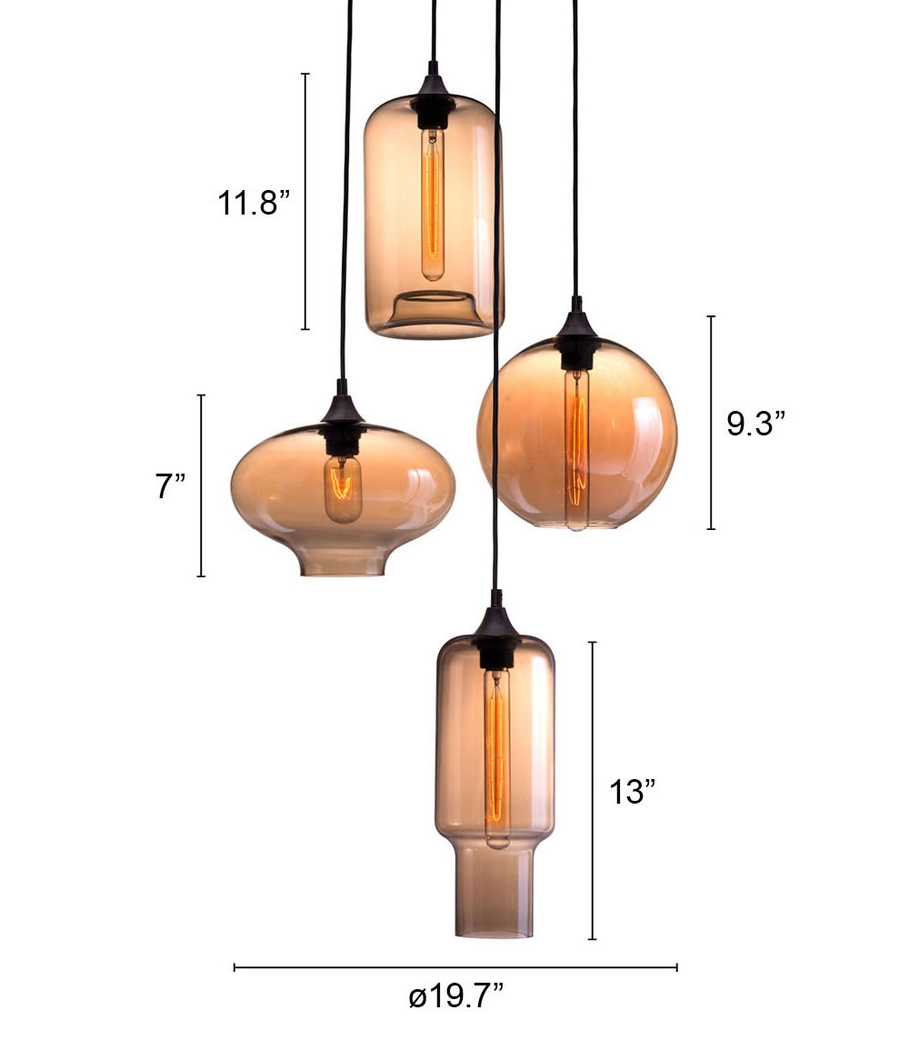 Apollo Cove Amber Chandelier - Thumbnail - Image 4