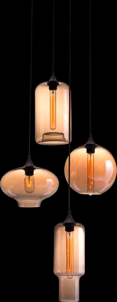 Apollo Cove Amber Chandelier - Thumbnail - Image 1