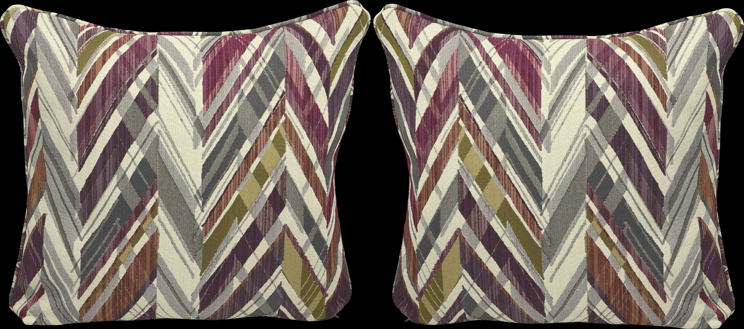 Apollo Purple Accent Pillows (Set of 2) - Thumbnail - Image 1