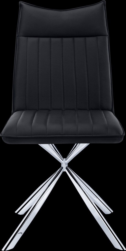 Appaloosa Black Chrome Side Chair, Set of 2 - Thumbnail - Image 6