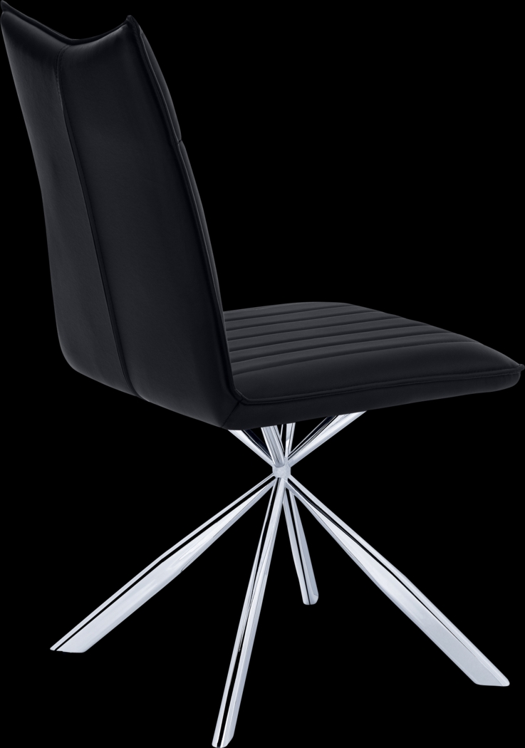 Appaloosa Black Chrome Side Chair, Set of 2 - Thumbnail - Image 7